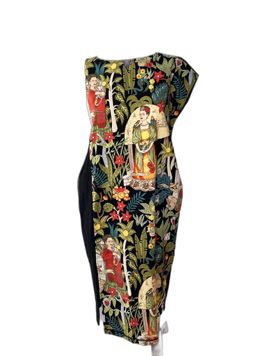 [S07597A-031] ASSORTED BRAND-MIDI DRESS