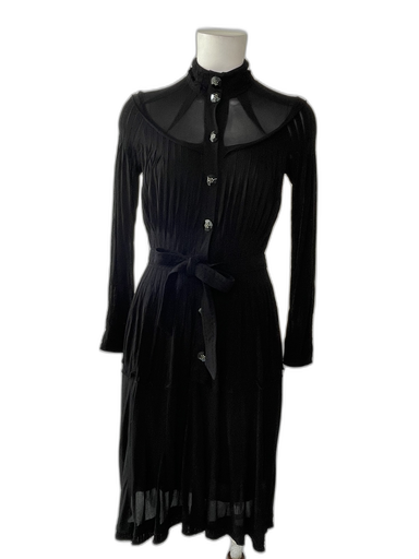 [S08439F-044] YVES SAINT LAURENT-MIDI DRESS