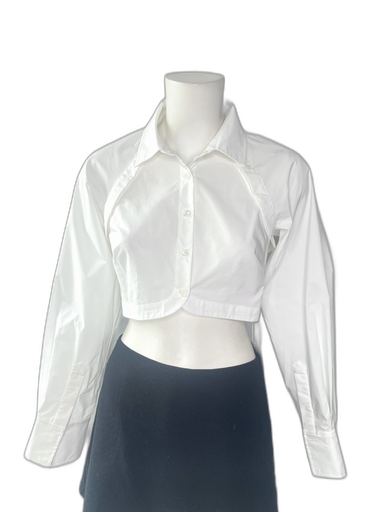 [S08883D-019] JONATHAN SIMKHAI-SHIRT CROPTOP