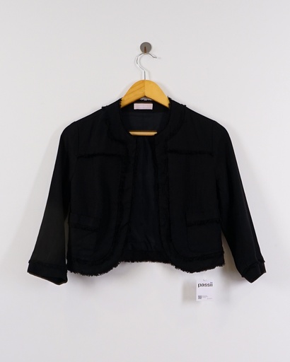 [S00260F-040] VALUE BRAND-CROPPED JACKET