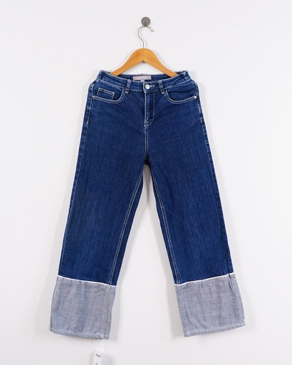 [S00763A-031] VALUE BRAND-WIDE LEG JEANS