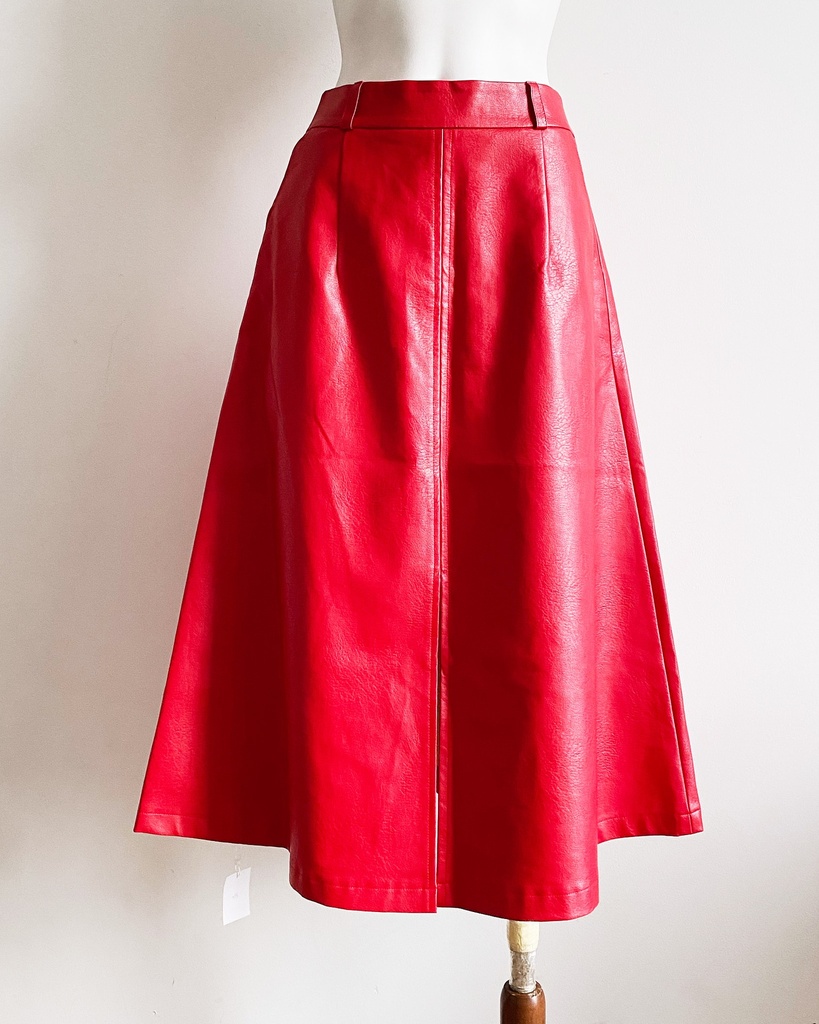 [S02300A-024] UNKNOWN-MIDI SKIRT