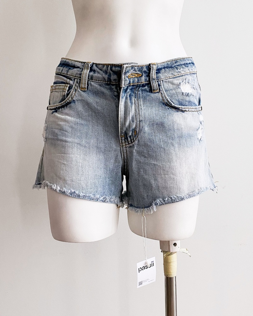 [S02298E-047] ZARA-DENIM/KHAKIS SHORTS MINI SHORTS