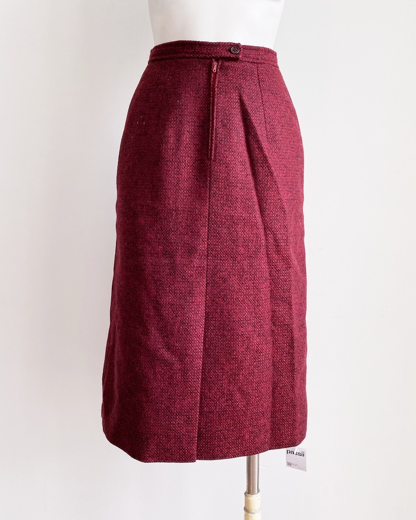 [S02251F-011] UNKNOWN-MIDI SKIRT