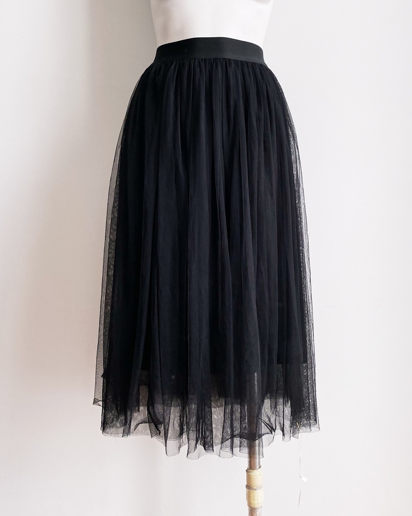 [S02513C-020] UNKNOWN-MIDI SKIRT