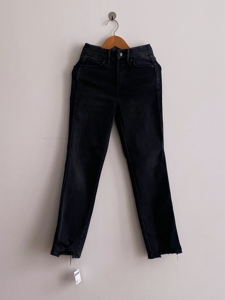 [S03175C-012] GOOD AMERICAN-STRAIGHT-FIT JEANS