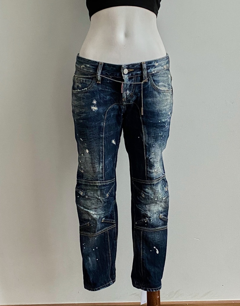 [S02909A-002] DSQUARED2-LOW-RISE JEANS