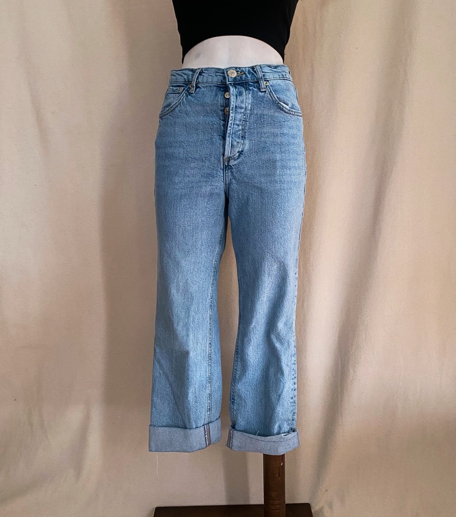 [S04312G-007] ZARA-STRAIGHT-FIT JEANS