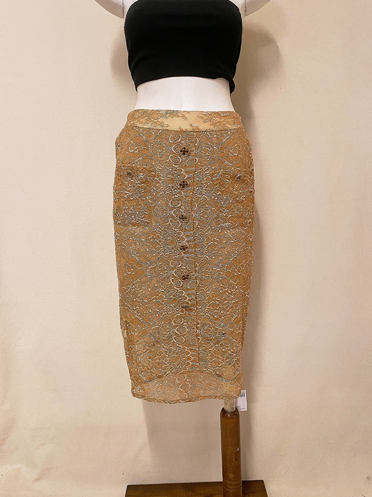 [S04605H-075] LINH BUI-PENCIL SKIRT