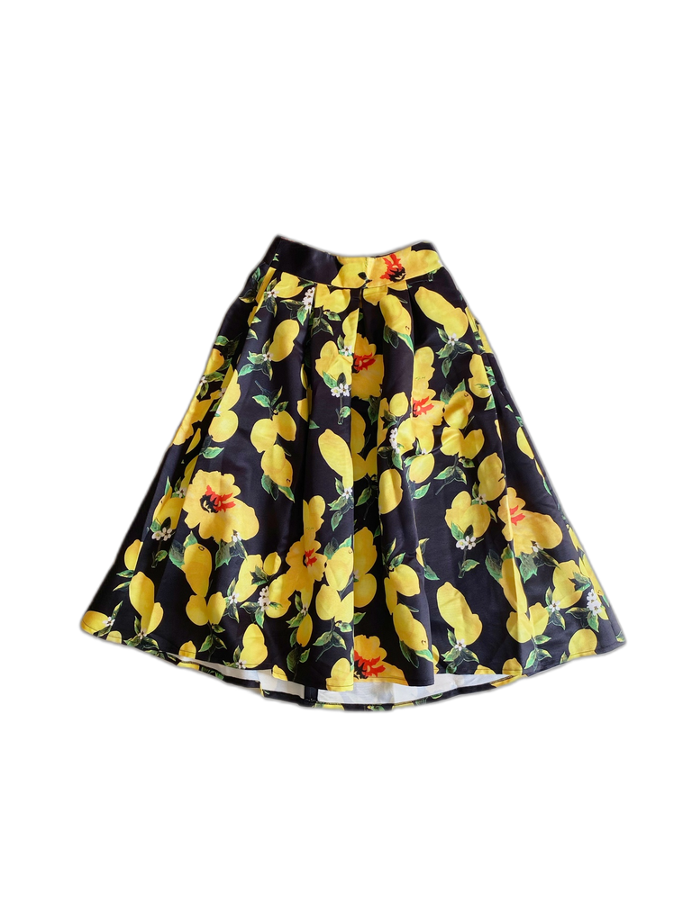 [S04867A-066] UNKNOWN-MIDI SKIRT